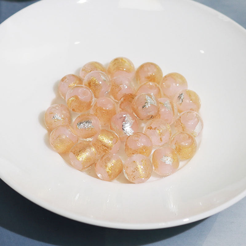 Al por mayor de 100 piezas de oro e incienso de lámina de plata de vidrio de ceniza